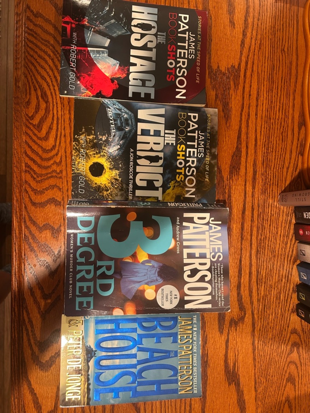 James Patterson Paperback Book Lot - Multi Color Covers